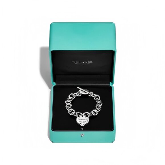 Jewelry - Tiffany & Co. Silver Heart Charm Bracelet Tiffany & Co
